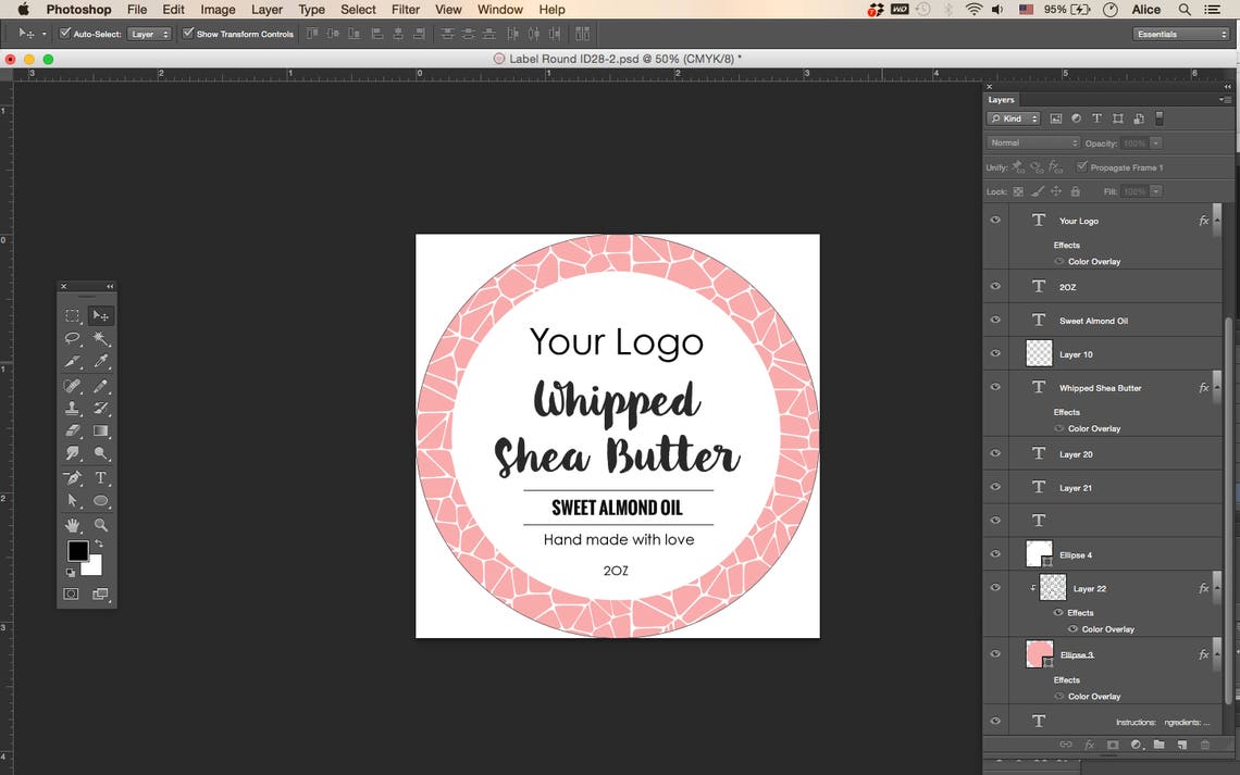 Shea Butter Label Template Body Butter Label Carrier Oils Etsy Canada
