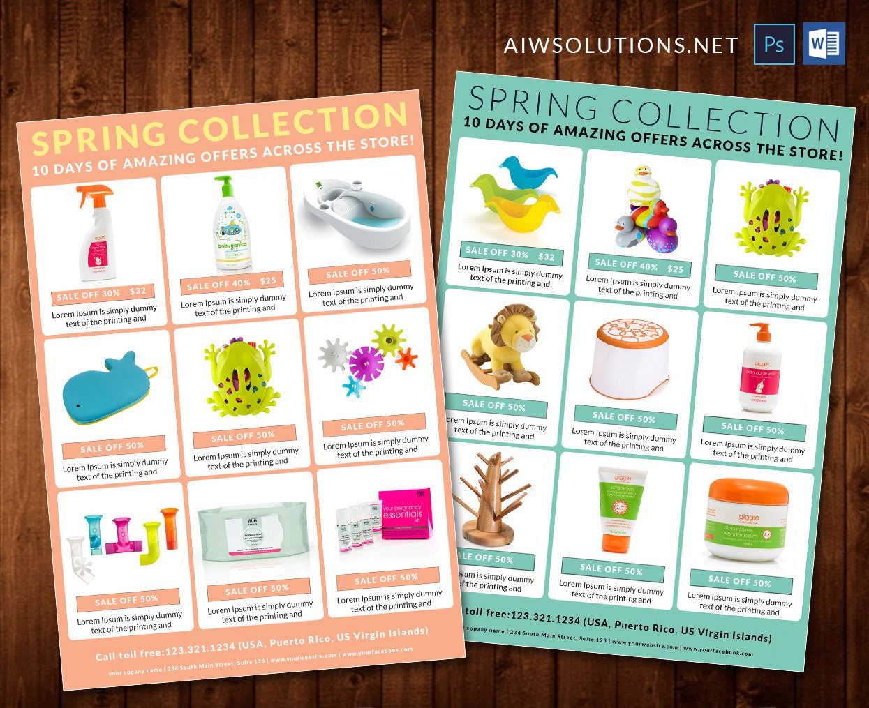 Editable CatalogProduct Sale Off Catalog Sale Off Flyer
