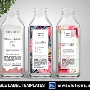 plantilla de etiqueta de botella de jugo, plantilla de etiqueta de embalaje, etiqueta cosmética, etiqueta Fragrance Skin Care, plantilla de etiqueta de vela, plantilla de pegatina