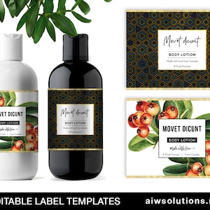 body care label template, body and bath label template, 8oz label template, Lip Gloss & Balms label template, FRAGRANCE label template