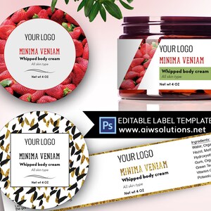 Jar Label, Label Template, Cream Label Template,Custom Label, product Label, Rectangular Labels, round label, Round Labels, Scale Labels