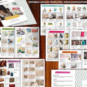Product lookbook template, Line sheet catalog, product magazine, product showcase template , Wholesale Catalog, retail catalog template