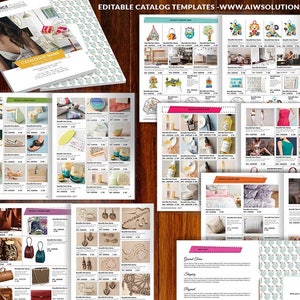 Product lookbook template, Line sheet catalog, product magazine, product showcase template , Wholesale Catalog, retail catalog template