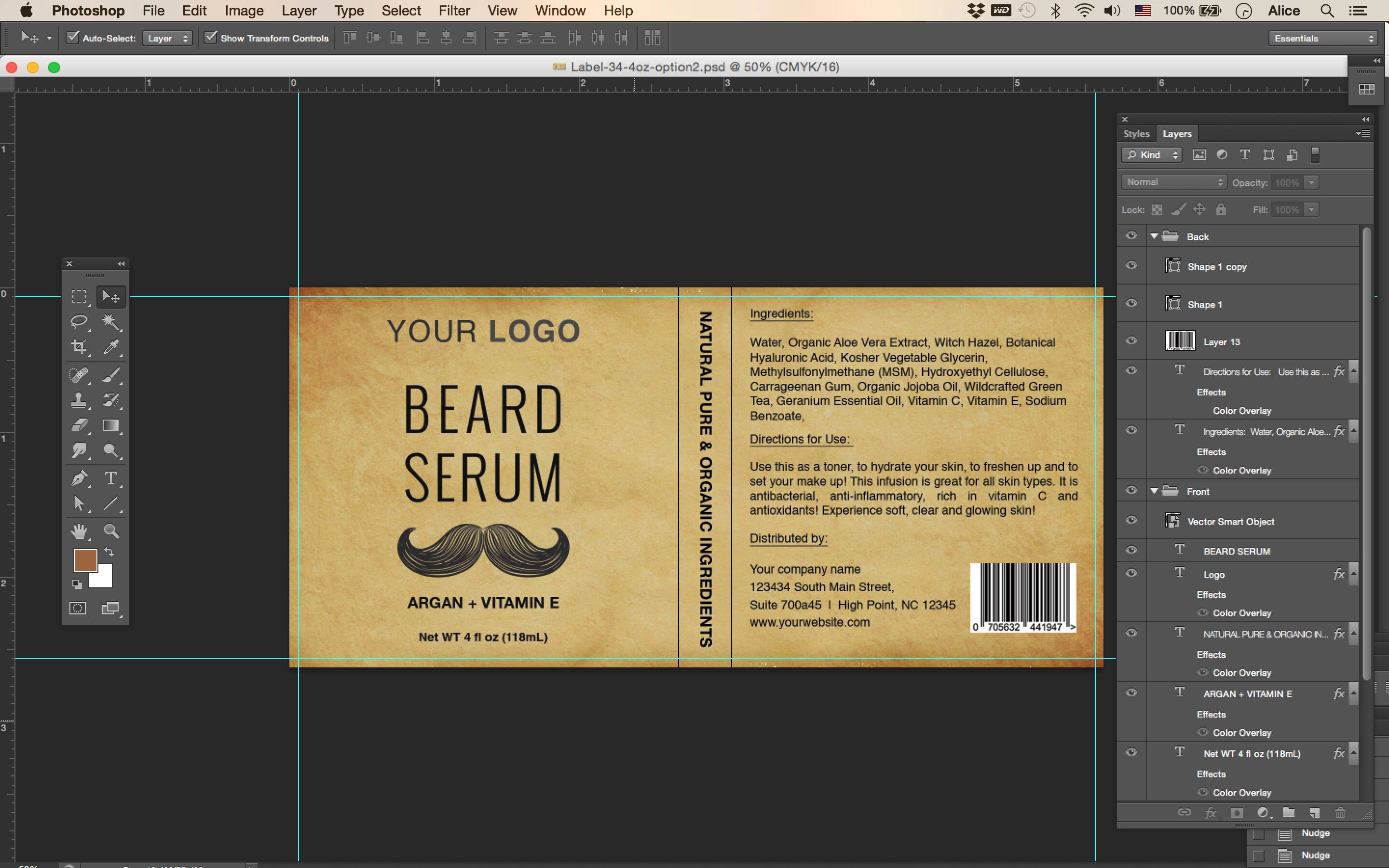 Beard Serum Label, Beard Oil Label, MAN BALM Label, Beard Balm Label ...