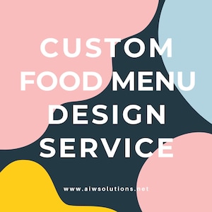 Menú de comida personalizado, diseño de menú de restaurante, diseño de menú para llevar, diseño de menú de café personalizado, menú de mariscos, menú de té con leche, diseño de menú de pizza,