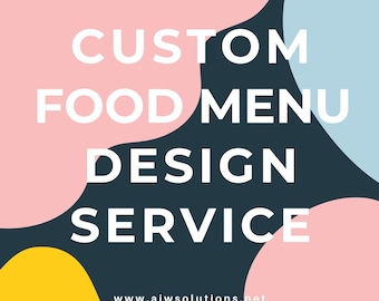 Custom food menu, restaurant menu design, take away menu design,Custom coffee menu design, seafood menu, milk tea menu,  pizza menu design,