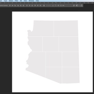 Art Map of Arizona, Arizona Photo Collage Art Map, Arizona Travel Gift ...