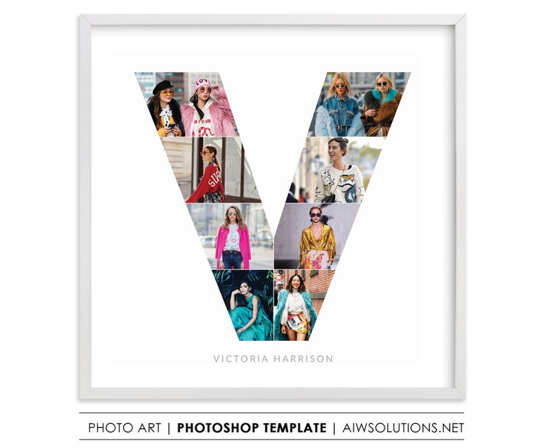 Letter A Photo Collage , Alphabet Photo Collage , A Within Letters of ...