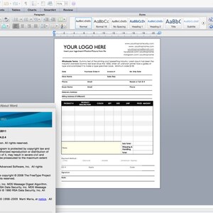 Modulo d'ordine e listino prezzi su una pagina e 2 pagine, modello di modulo d'ordine all'ingrosso, modulo d'ordine ms word, programma all'ingrosso, modello Canva immagine 2