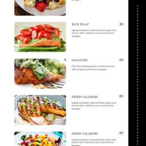 american menu restaurant, Cafe Menus, Cocktail Menu, food and dink menu template, Food Menu, Food Menu bar, French menu restaurant image 4