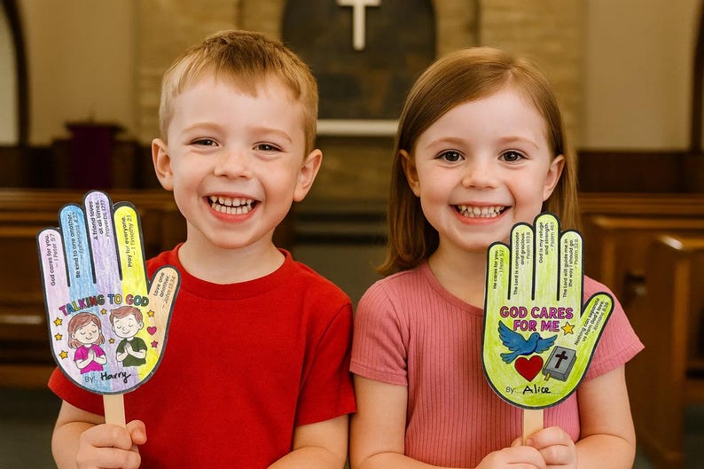 Ten Commandments Hand Fan Craft, Bible Craft for Kids, 10 Commandments ...