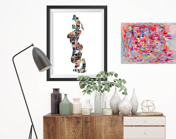 Goofy Disney Photo Collage Photoshop Frame Art Cartoon Photo Etsy
