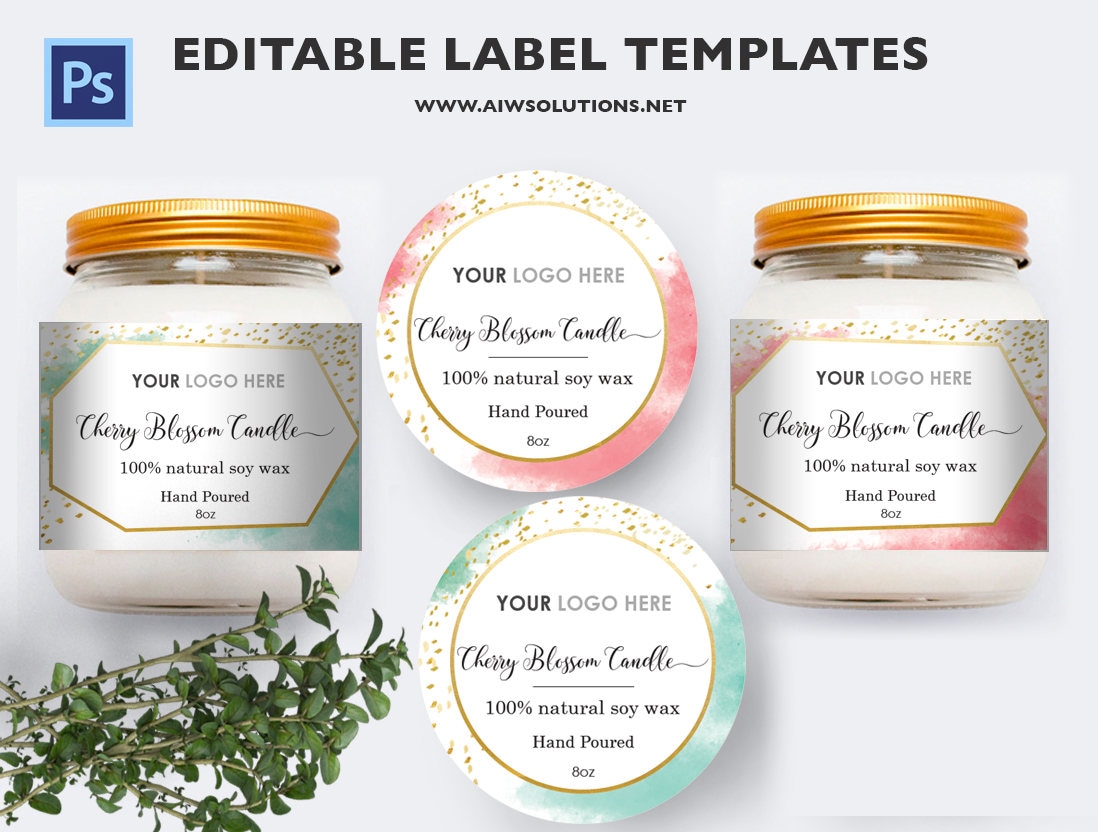 Kerzenetikett, Bernardin Jar Etiketten, BottleLabels, Candy Labels, DIY  Lebensmitteletiketten, Jam Labels, Honig Etiketten, Sauce Etiketten, Wein In Storage Label Templates