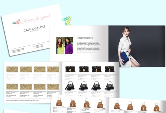 Mode modele catalogue produit Catalogue InDesign modele de Catalogue de produit sur mesure ligne feuille de catalogue catalogue de metiers Etsy Canada