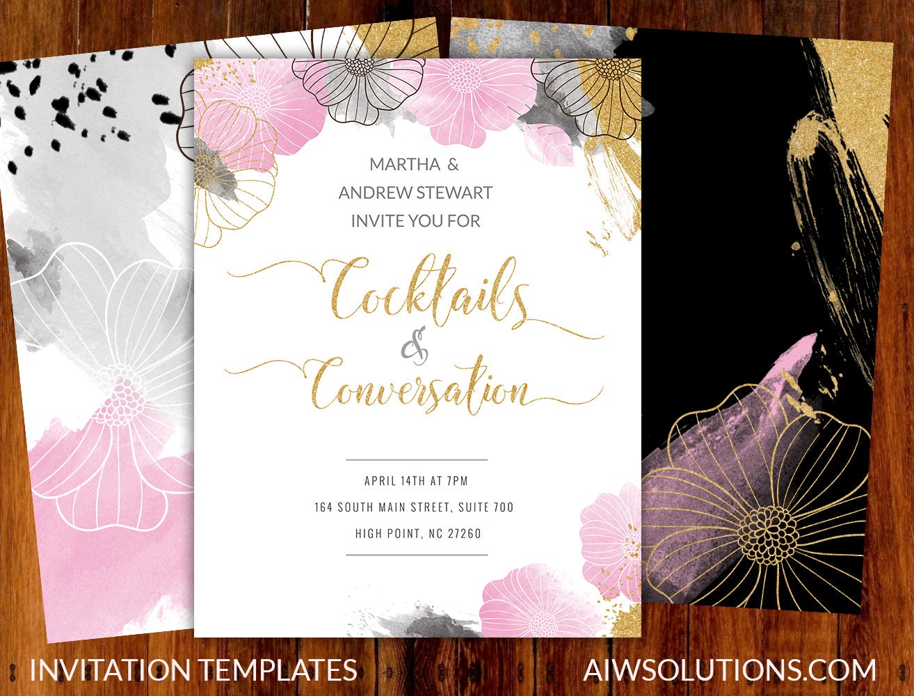 Party Invitations Event Invitationsave the Date Template - Etsy Hong Kong