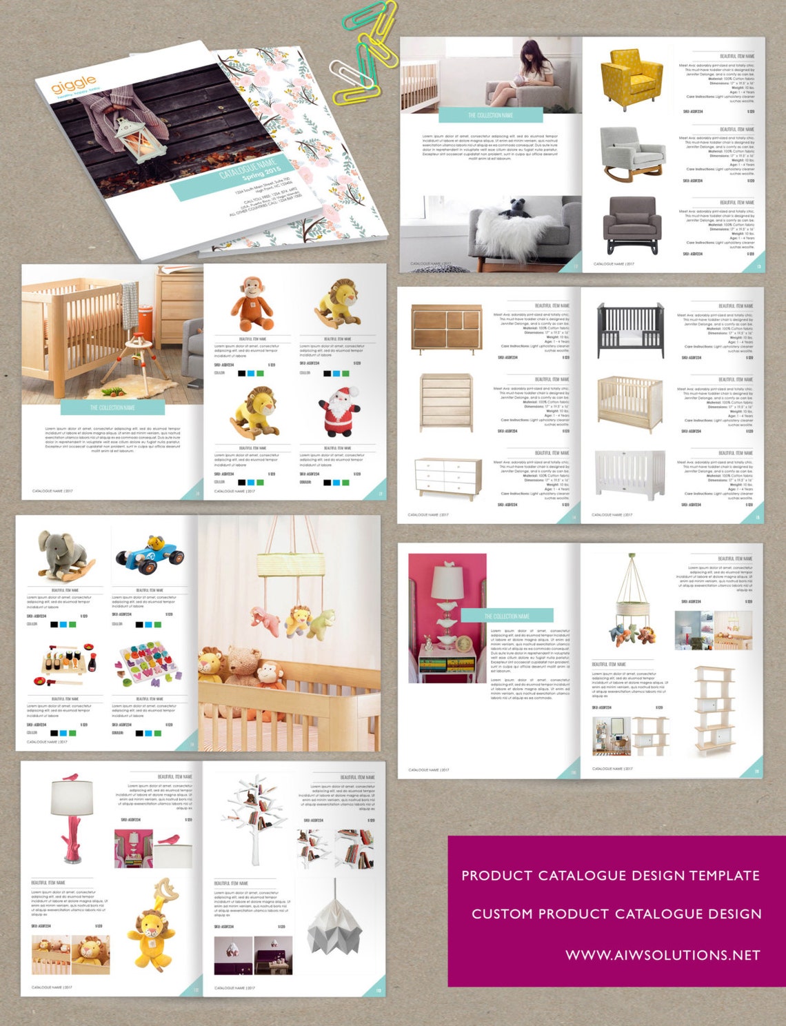 Mod le De Catalogue De Produits En Gros Mod le De Catalogue Etsy France