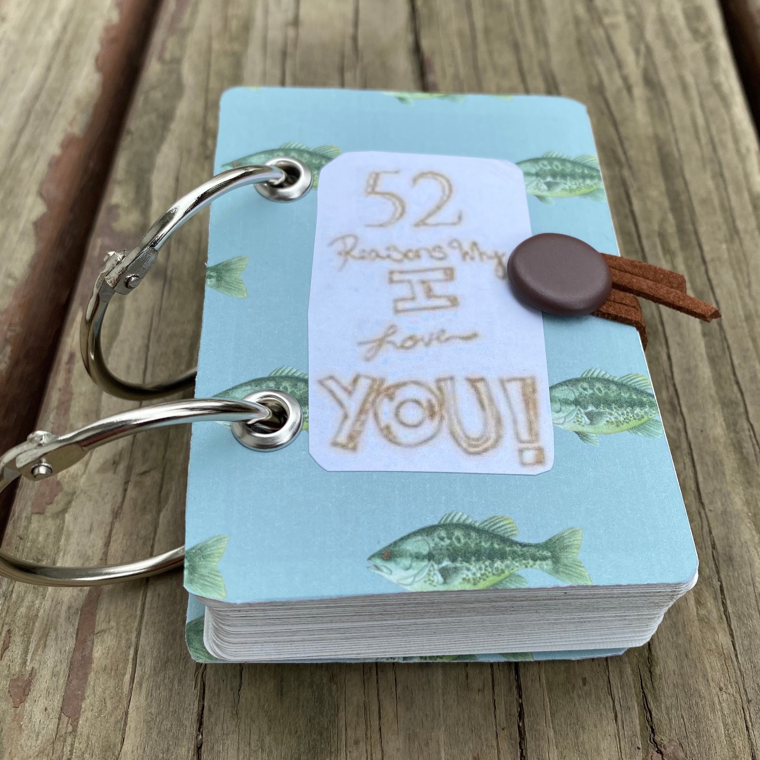 52 Reasons I Love You Playing Deck Of Cards Book Valentines Etsy