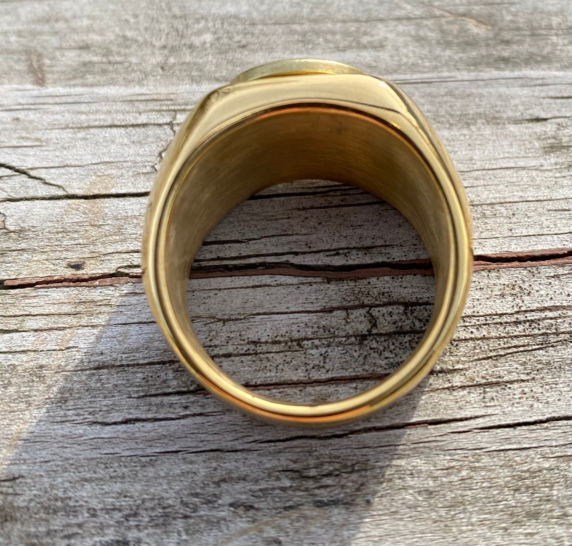 Mens wedding bands made from deals bullets