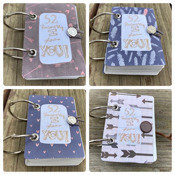 52 Reasons I Love You Playing Deck Of Cards Book Valentines Etsy