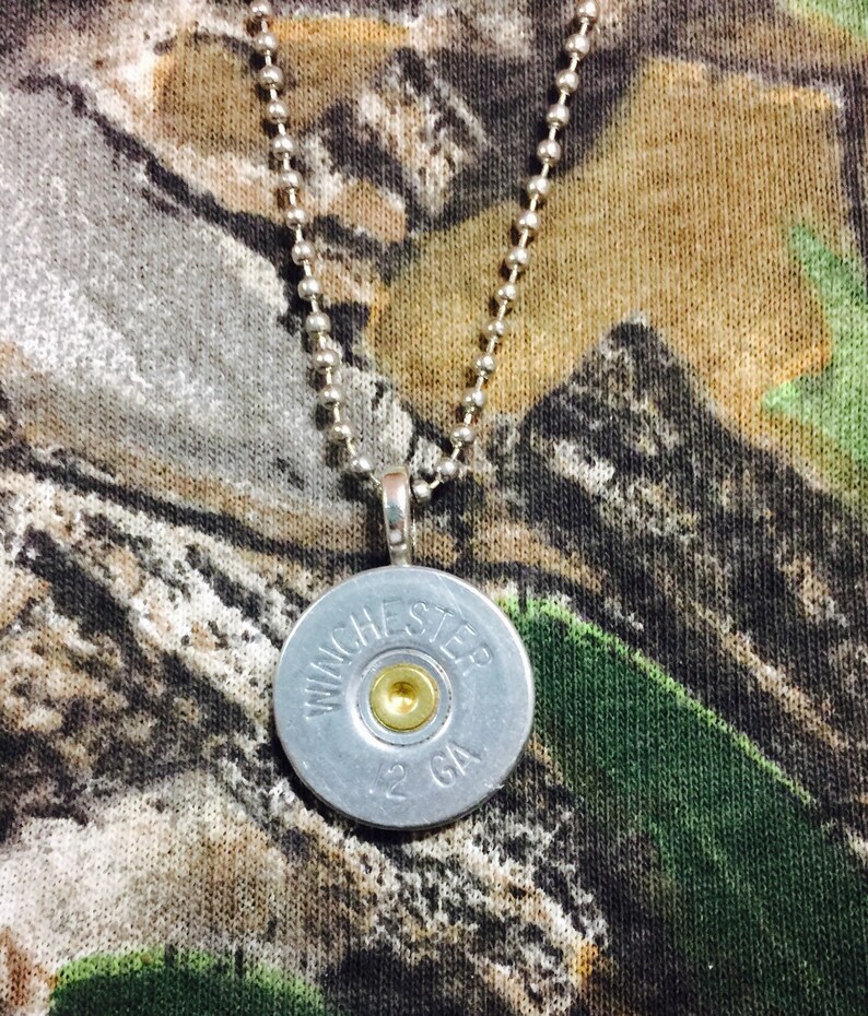 Shotgun shell necklace 12 gauge shells mens gifts womens Etsy