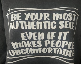 Be your most authentic self- pullover hoodie