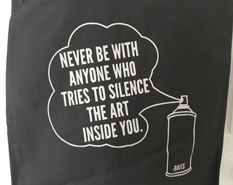 Silence The Art Tote Bag