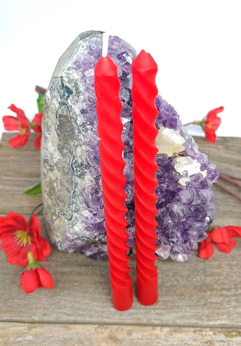 Thin Spiral Taper Candles Tapered Candles Long Candles Etsy