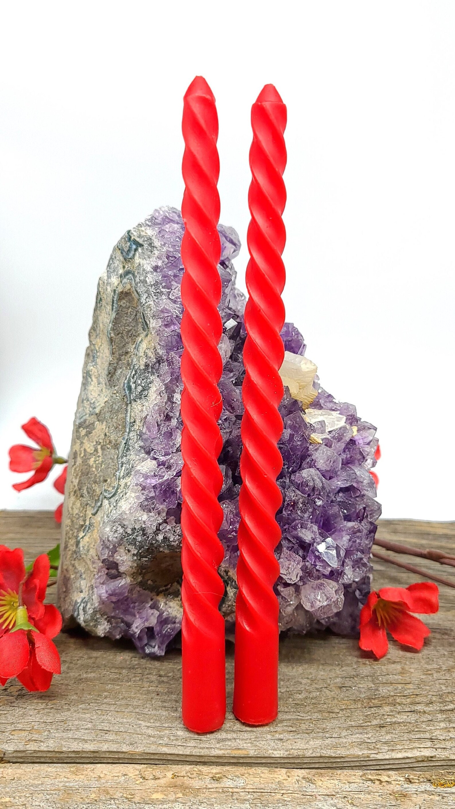 Thin Spiral Taper Candles Tapered Candles Long Candles Etsy