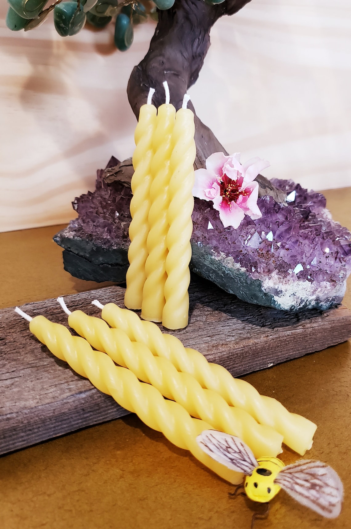 Short Taper Candles Set Scented Taper Candle Twisted Taper Etsy