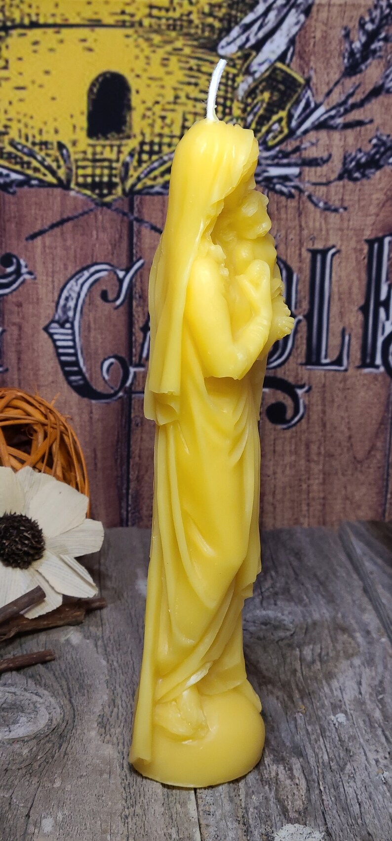 Virgin Mary Candle Holy Child Religious GiftChristian Etsy