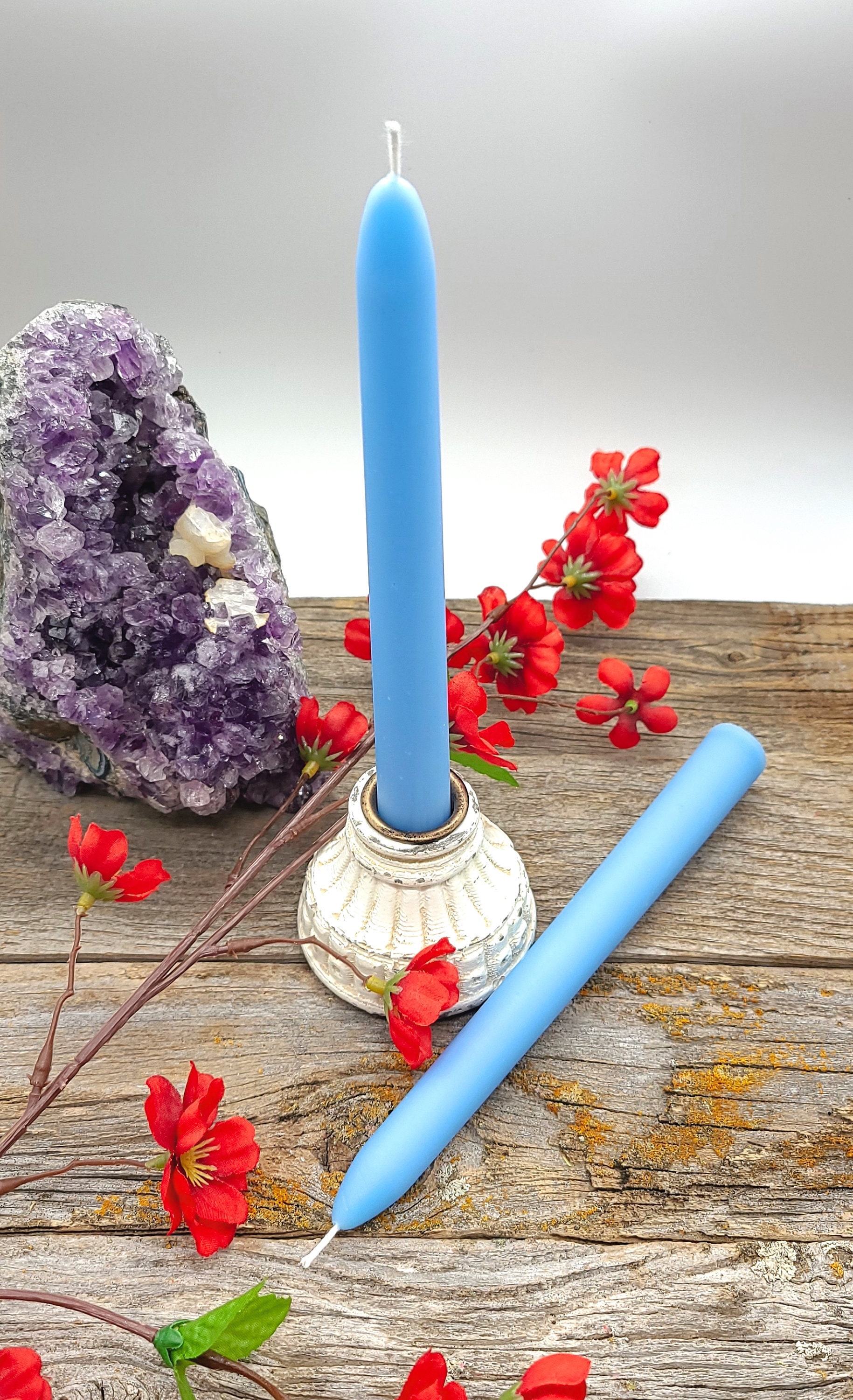 Candlestick Candle Thin Candles Long Taper Candles Etsy