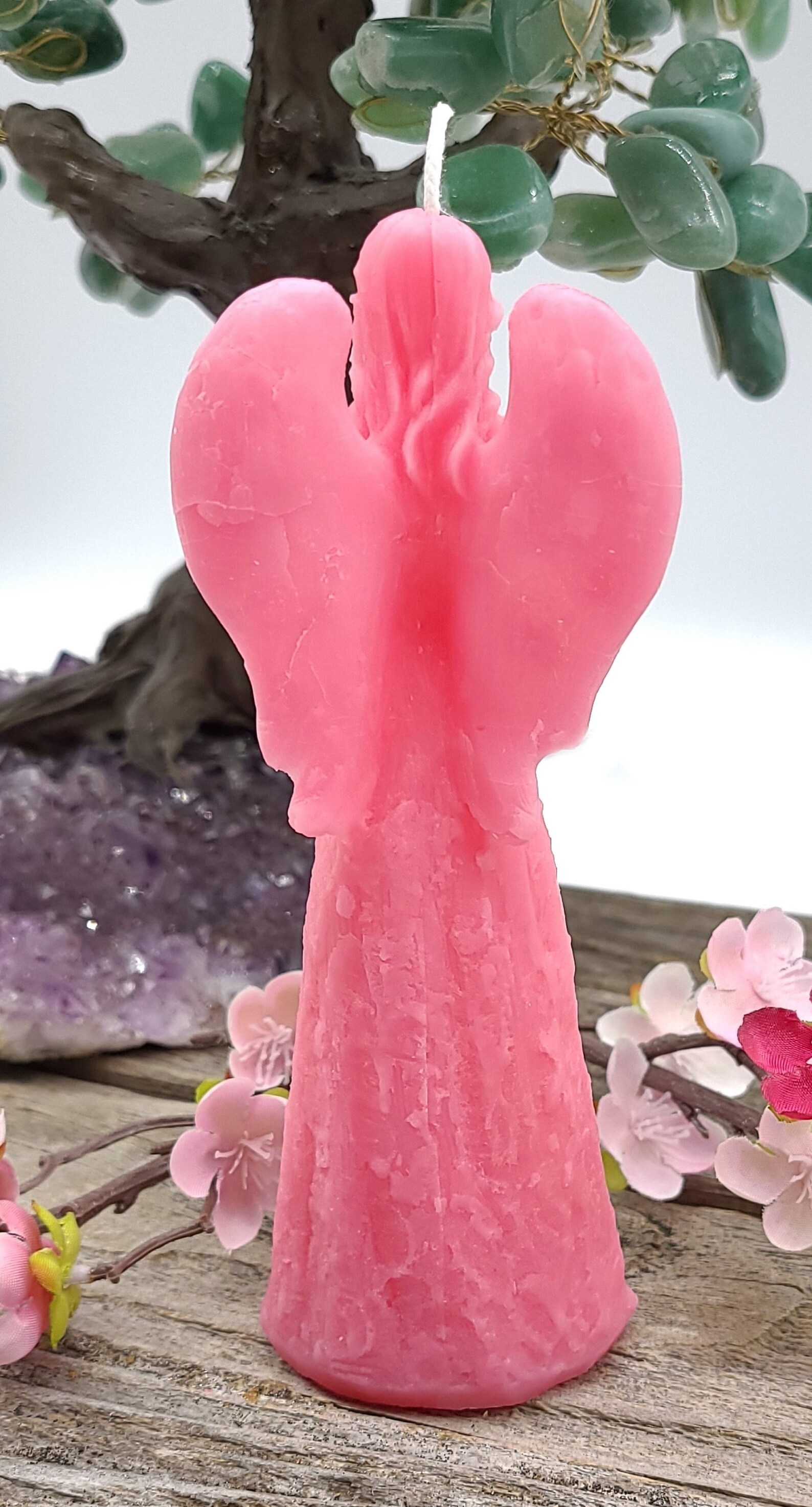 Praying Angel Candle Praying Candle Angels Candles Mantel Etsy