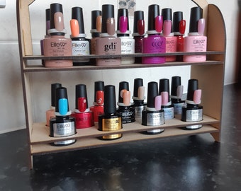 Nail polish display rack holder