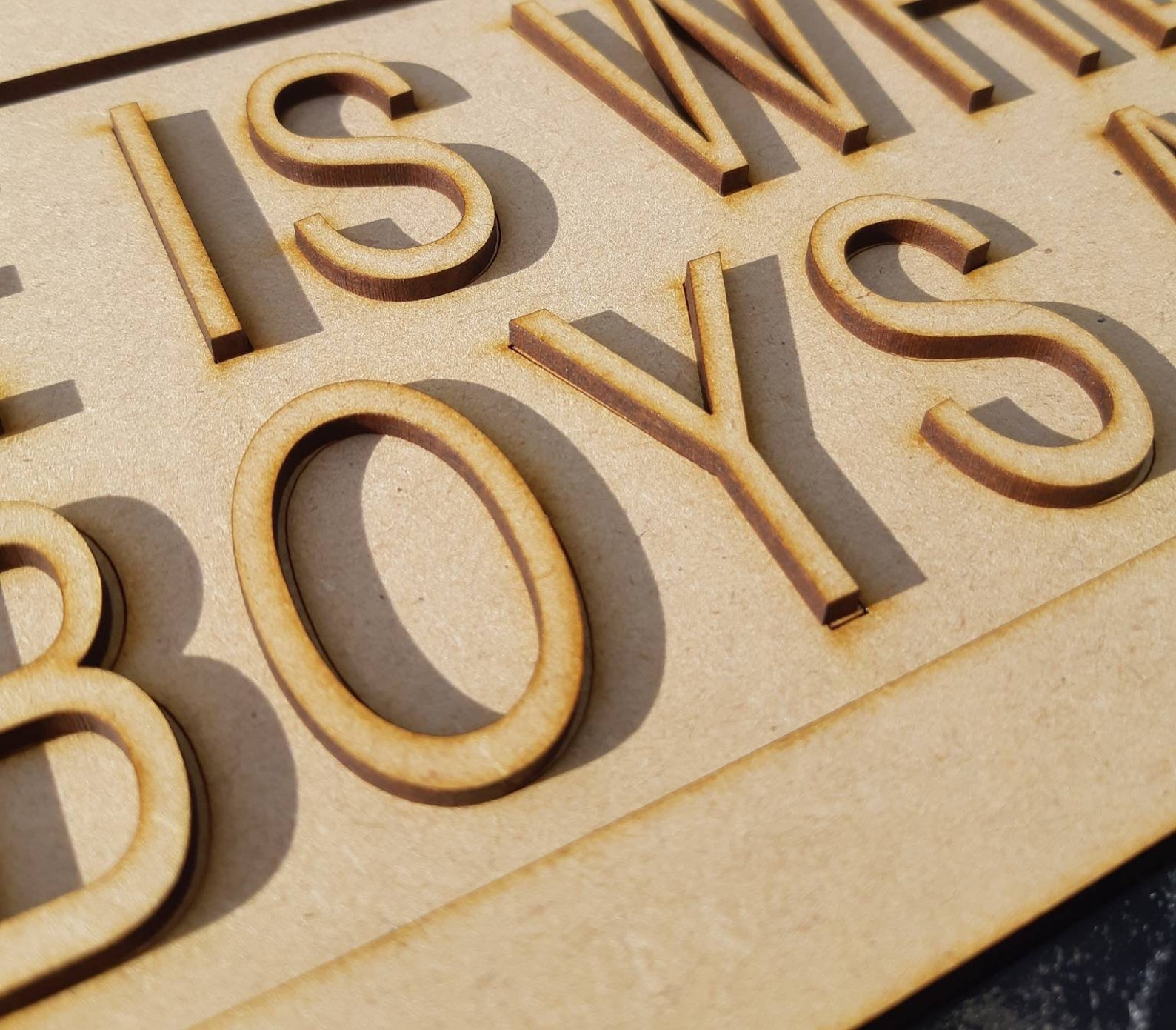 MDF Road sign display personalised 2 x 3 mm mdf free standing Etsy