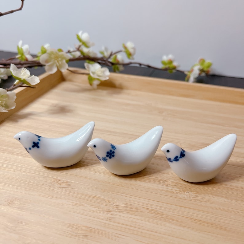 SkySpirals Bird Ceramic Chopstick Rest - Thumbnail 3