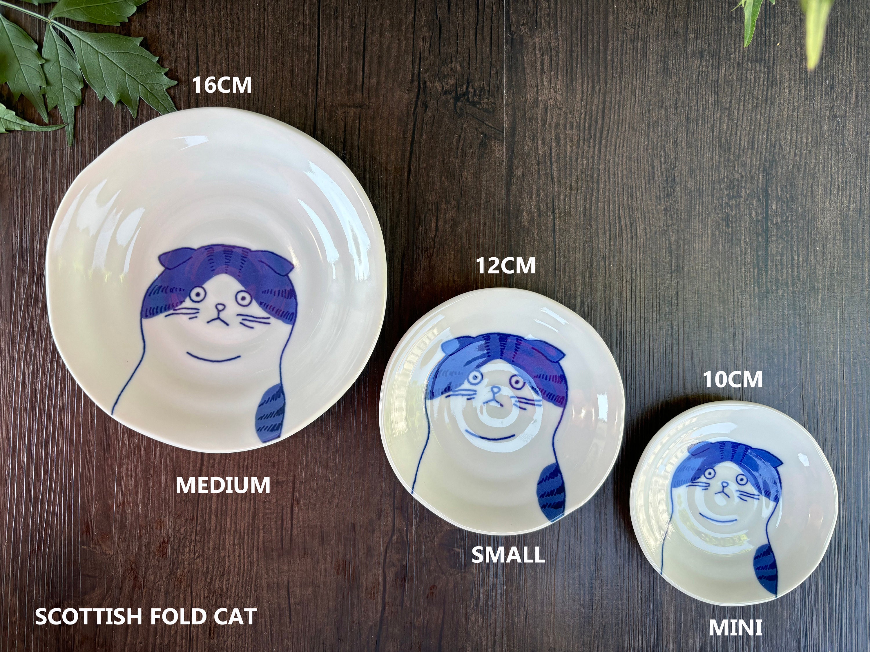 Set Di Piatti In Ceramica HEMOTON Con Gatto Dei Cartoni, 16cm, Stoviglie Bianche Occidentali Per Dessert, Bistecca, Antipasti, Porcellana Casa