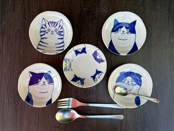 Set 6 Piattini Gatto Divertenti - Per Sushi, Salsa, Tè - Regalo Originale - Foto 7