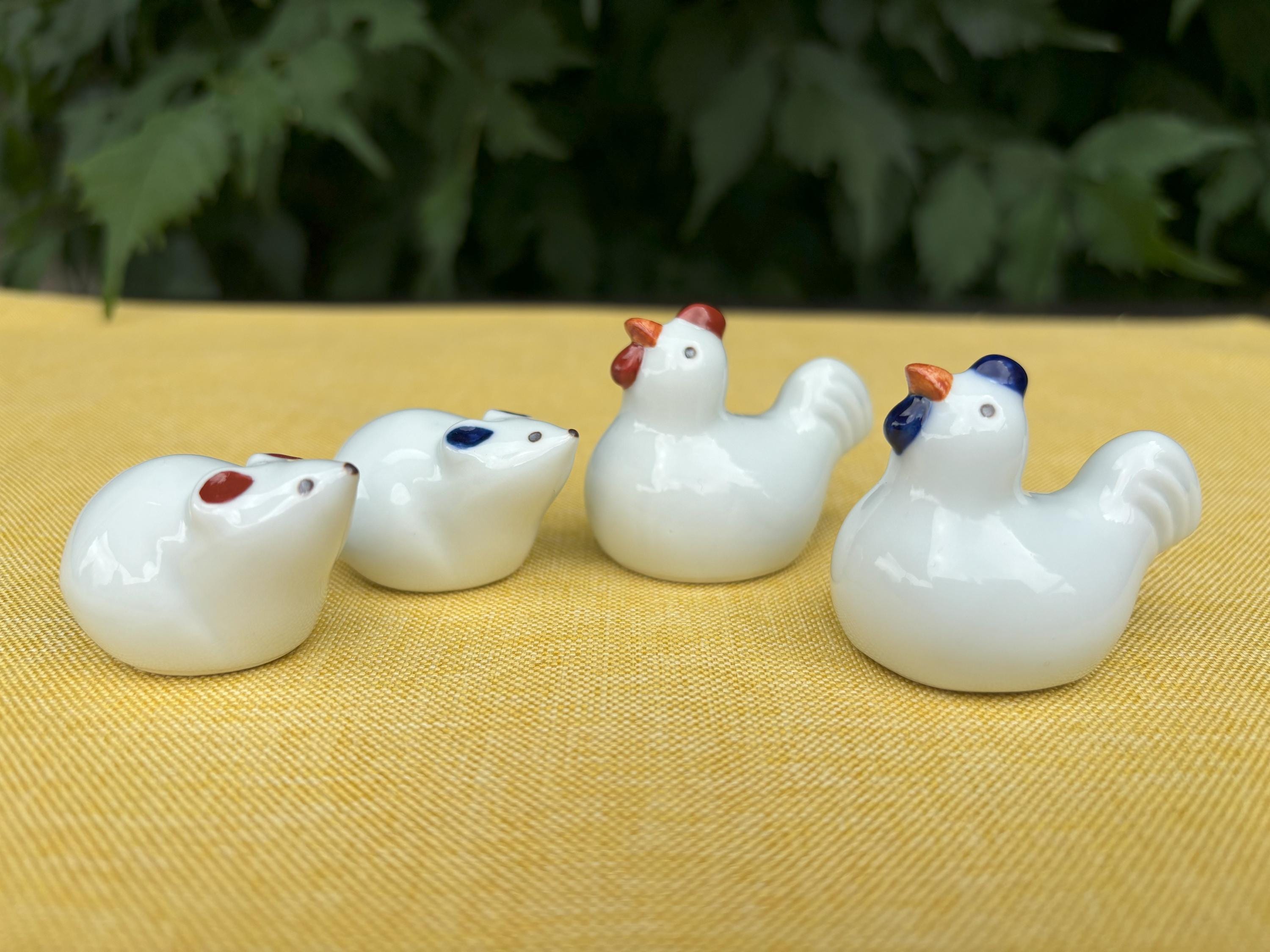 Rooster, Cute Rat Chopstick Rests: Animal Cutlery Rest, Brush