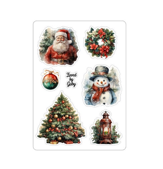 LovedbyGaby stickers "traditional christmas"