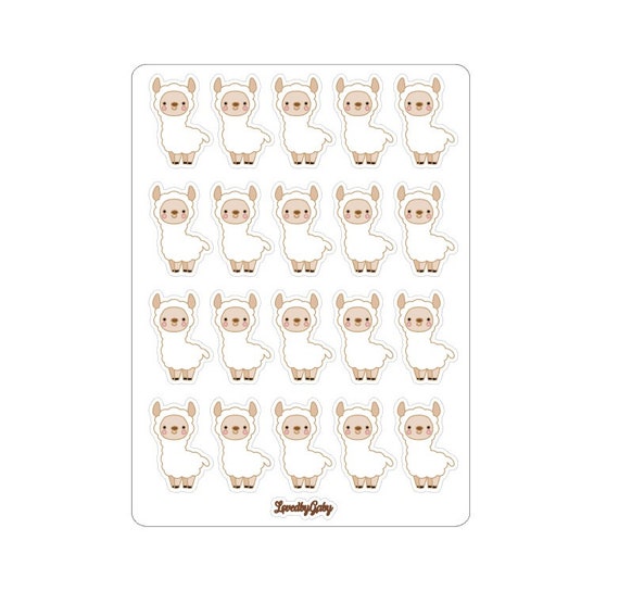 LovedbyGaby stickers "Alpaca"