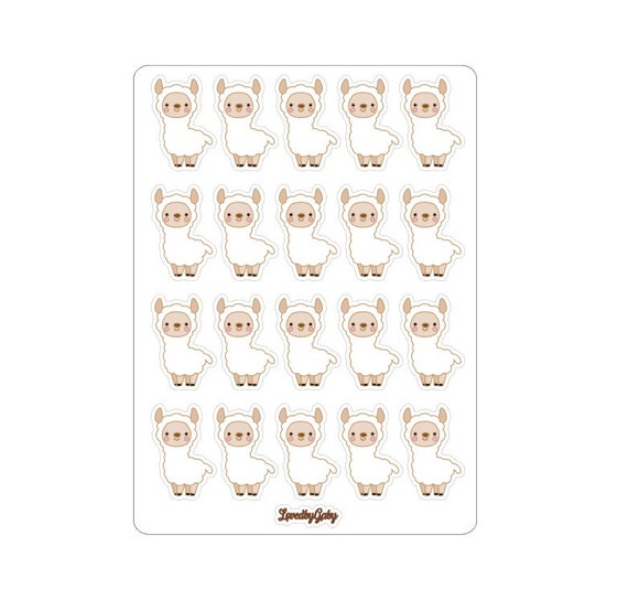 LovedbyGaby stickers "Alpaca"