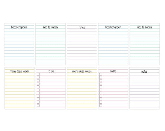 LovedbyGaby stickers "Bulletjournal planning"