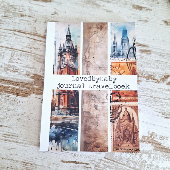 LovedbyGaby A5 travel journal paper book