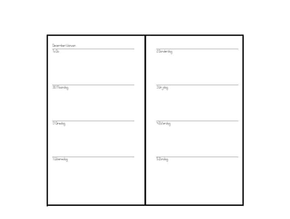 2025 LovedbyGaby A5 slim inserts weekly
