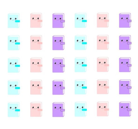 117 kawaii planner stickers