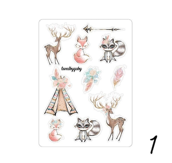 LovedbyGaby stickers "Boho forest"