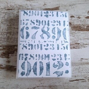 Libros de pegatinas estándar Vintage nummers