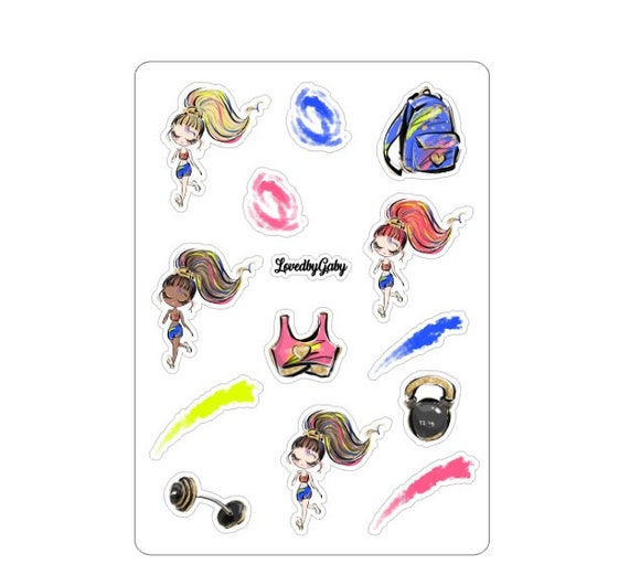 LovedbyGaby stickers "Workout"