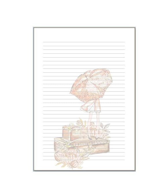 LovedbyGaby notepads/inserts Lama, Cozy fall, Boho forest and planning