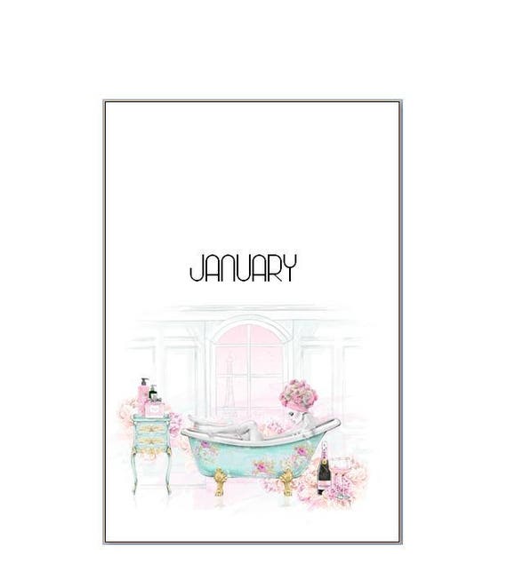 2025 Monthly cards for the A5 planners